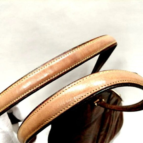 ETRO Paisley Pattern Leather Bag Shoulder Tote Ladies - Picture 8 of 9